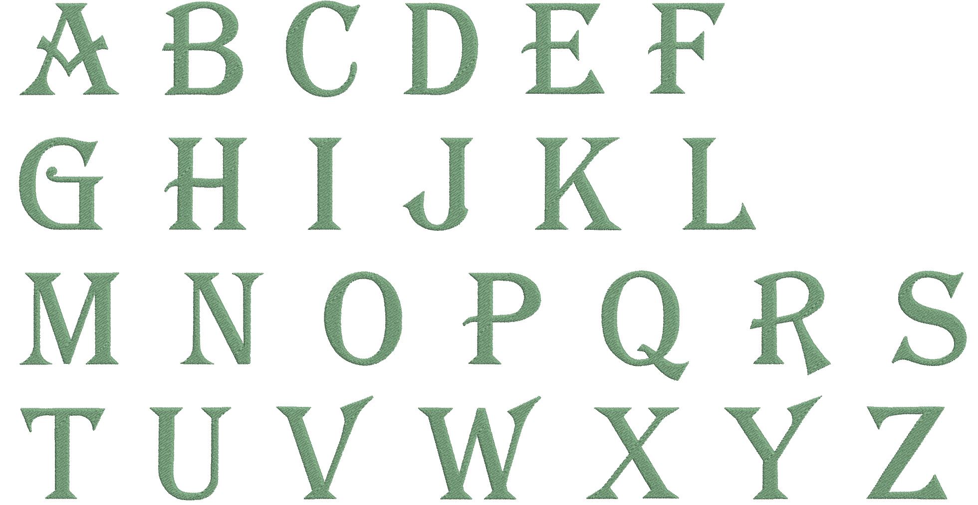 Plain Alphabet